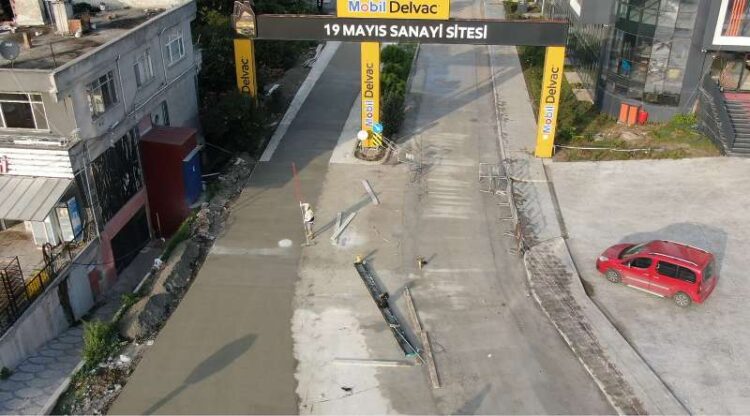 Samsun’da Sanayi Bölgeleri beton yol ağı ile kaplanıyor