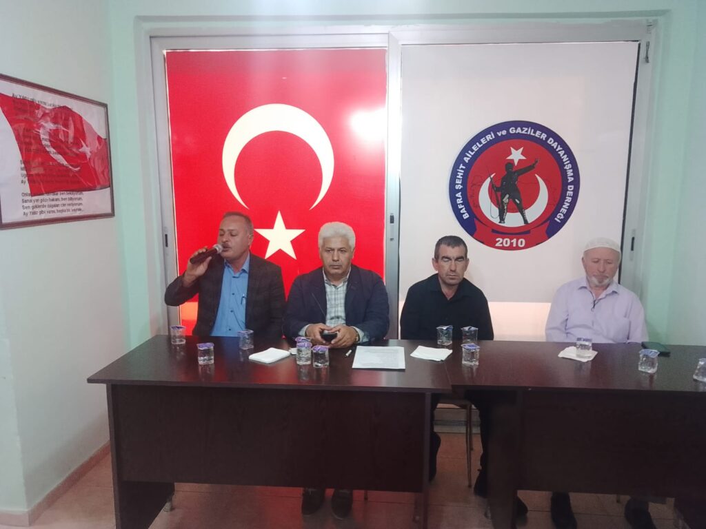 Türkiye Gaziler ve Şehit Aileleri Vakfı (Tügşav) Bafra Şubesinden 123. Mevlit