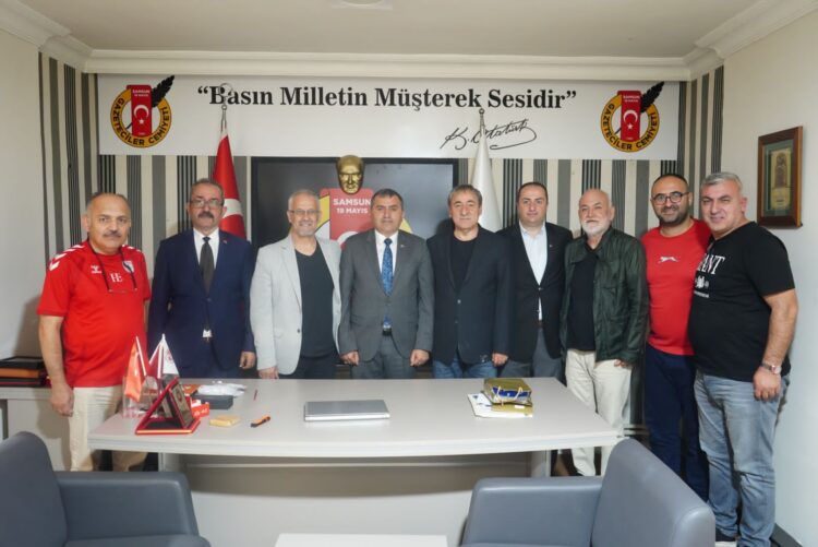 Başkan Mucur’dan Samsun 19 Mayıs Gazeteciler Cemiyetine ziyaret