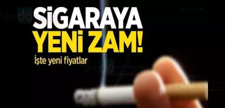 SİGARAYA ZAM GELDİ!