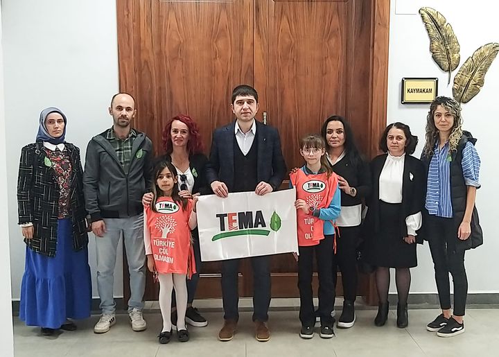 TEMA VAKFINDAN KAYMAKAMA ZİYARET