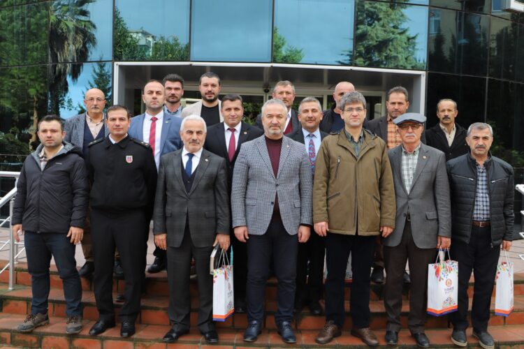 Muhtar Dernek Başkanlarından Başkan Topaloğlu’na Ziyaret