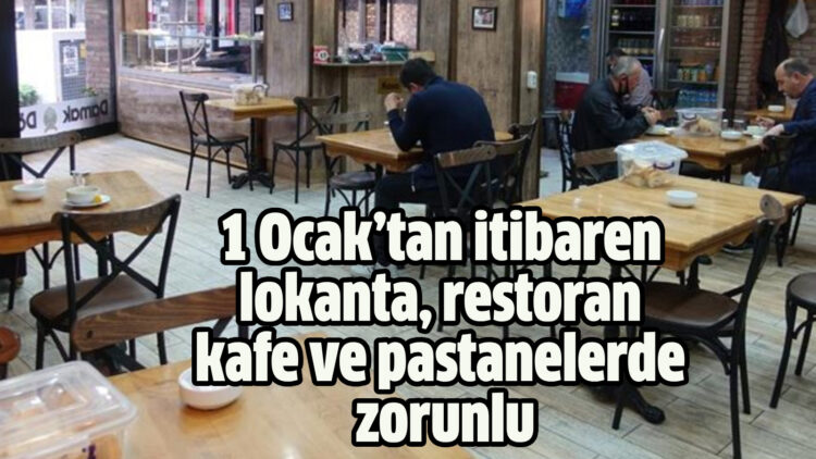 İşyerlerinin Tarife Ve Fiyat Listelerine Yeni Düzenlemeler Getirildi