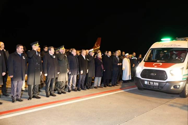 Samsun Valisi Orhan Tavlı, Aziz Şehidimizi Ordu’ya Uğurladı