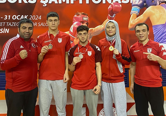 SAMSUNSPOR BOKS SPORCULARI DERECEYE GİRDİ
