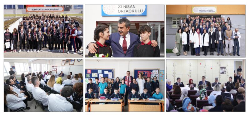 BAKAN TEKİN, SAMSUN’DA OKUL ZİYARETLERİNDE BULUNDU