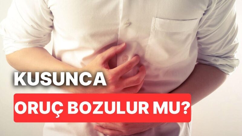 Kusmak orucu bozar mı?
