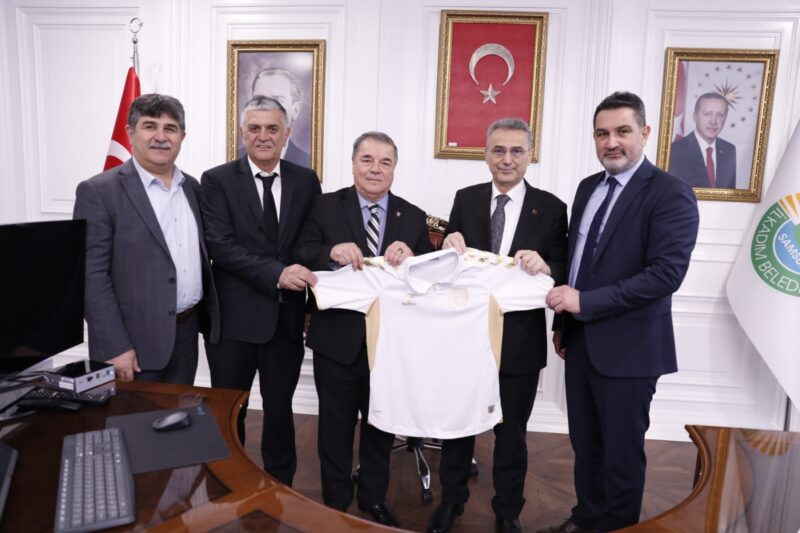 BAŞKAN KURNAZ’A ‘HAYIRLI OLSUN’ ZİYARETİ