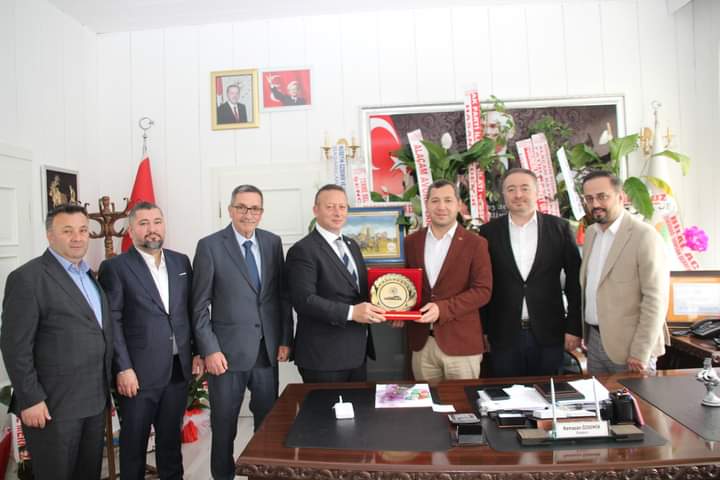 BAFRA TSO BAŞKANI ALAÇAM BELEDİYE BAŞKANI ÖZDEMİR’E ZİYARET
