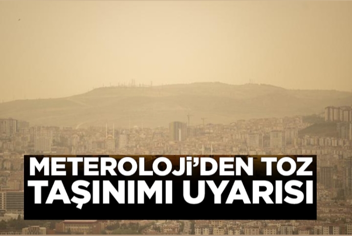 Samsun Bölgesinde Toz Taşınımı Bekleniyor!