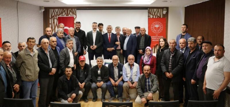 Havza’da Üreticilere Ayçiçeği Tohumu Teslim Edildi