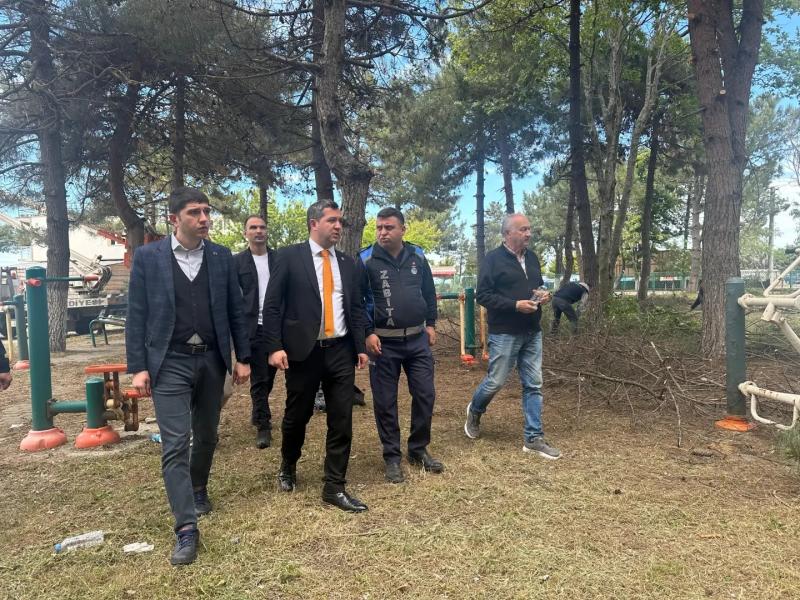 ALAÇAM BELEDİYE BAŞKANI GEYİKKOŞAN KAMP ALANI ÇEVRE DÜZENLEME ÇALIŞMALARI