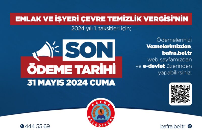 EMLAK VE İŞ YERİ ÇTV’DE ÖDEME TARİHİ AÇIKLANDI 
