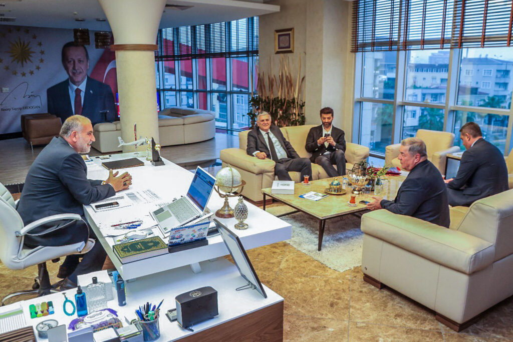 Samsunspor’dan Başkan İbrahim Sandıkçı’ya Hayırlı Olsun Ziyareti