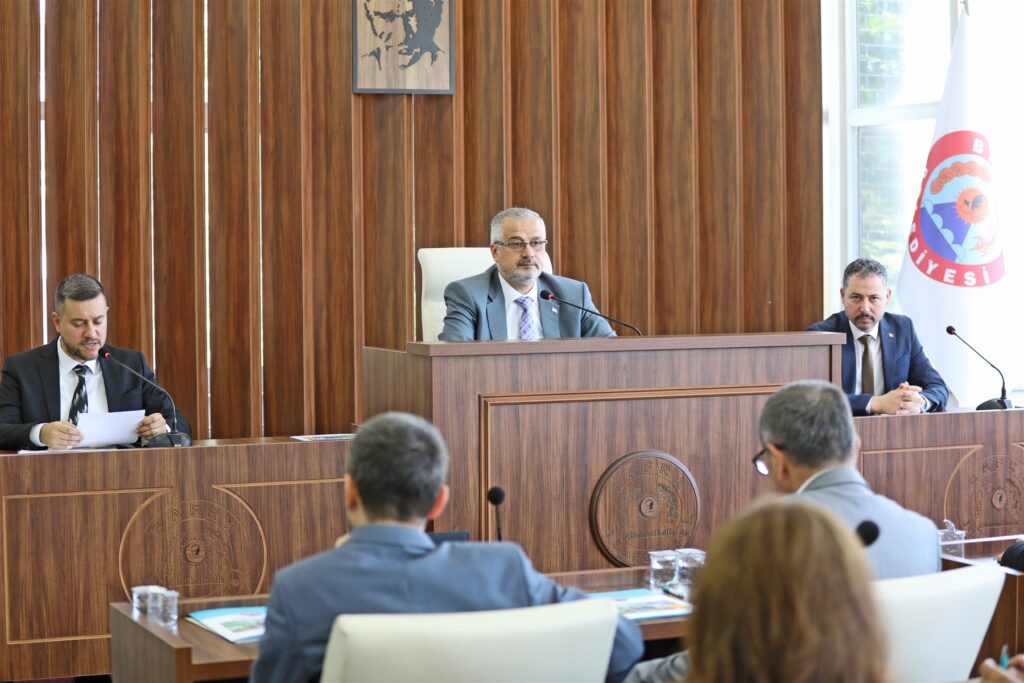 BELEDİYE MECLİSİ OLAĞAN HAZİRAN AYI TOPLANTISINI GERÇEKLEŞTİRDİ