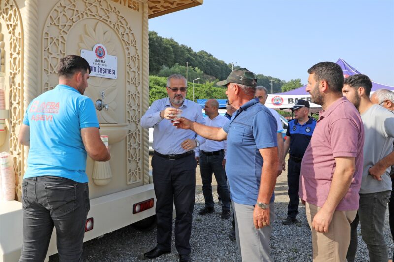 BAŞKAN KILIÇ CANLI HAYVAN PAZARINI ZİYARET ETTİ
