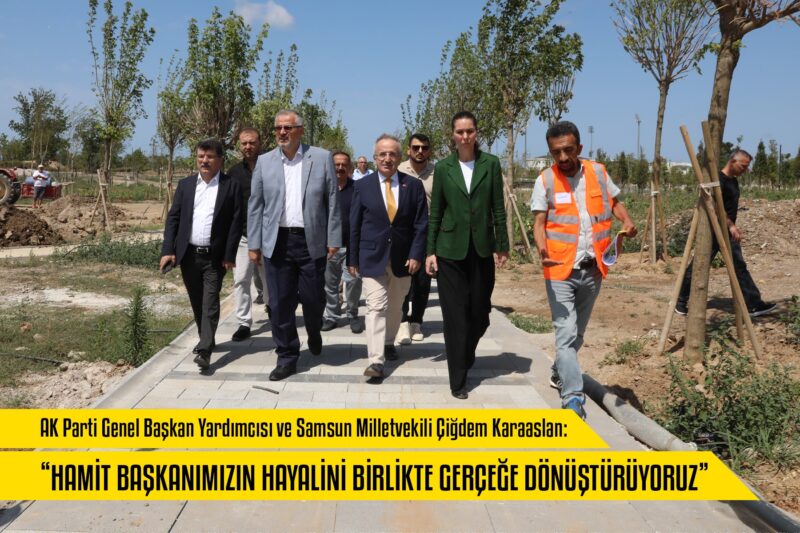 “HAMİT BAŞKANIMIZIN HAYALİNİ BİRLİKTE GERÇEĞE DÖNÜŞTÜRÜYORUZ”