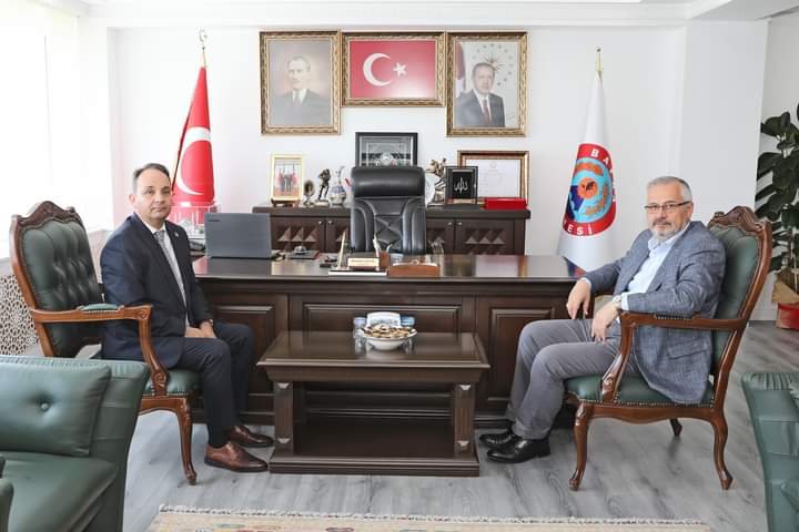 Bafra Kaymakamı Belediye’de Veda Ziyareti Gerçekleştirdi