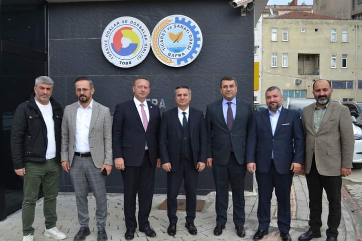 Bafra Kaymakamı Altınpınar Bafra TSO’ya iadeyi ziyaret