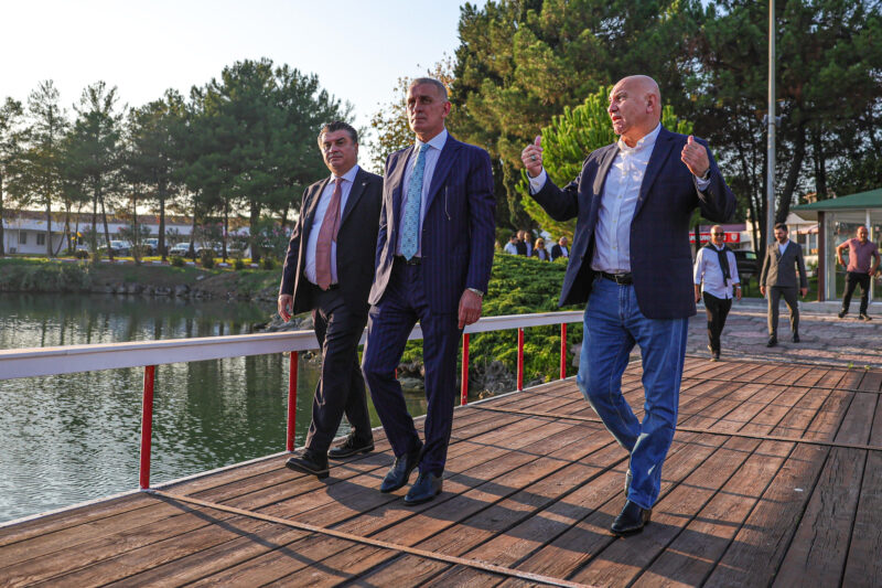 TFF BAŞKANI İBRAHİM ETHEM HACIOSMANOĞLU TESİSLERİ ZİYARET ETTİ
