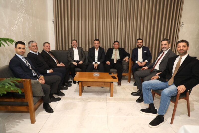 SAMSUN PROTOKOLÜ VE SAMSUNSPOR KULÜP YÖNETİCİLERİ BİR ARAYA GELDİ