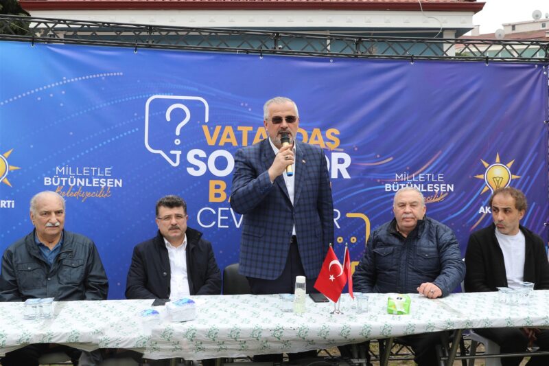VATANDAŞLAR SORDU BAŞKAN KILIÇ CEVAPLADI