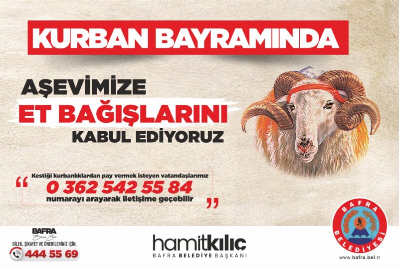 KURBAN BAĞIŞLARINIZLA GÖNÜLLERE DOKUNUYORUZ