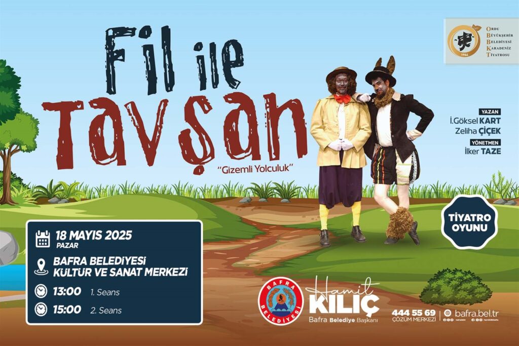 “FİL İLE TAVŞAN” TİYATROSU ÇOCUKLARIN KALBİNİ FETHEDECEK