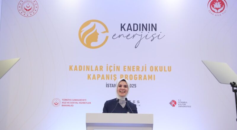 Göktaş, “Kadınlar İçin Enerji Okulu” kapanış programına katıldı