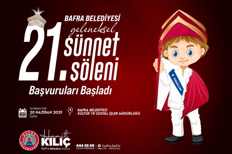 21. GELENEKSEL SÜNNET ŞÖLENİ BAŞVURULARI BAŞLADI