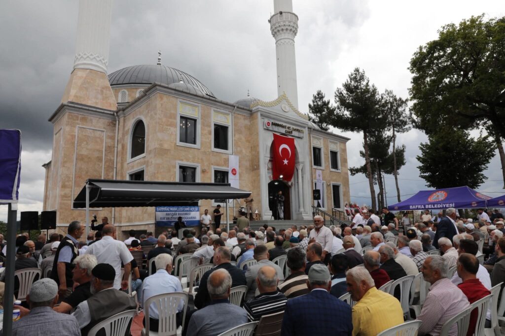 Bafra Darboğaz Mahallesi’nde Hz. Ebubekir Cami açılışı