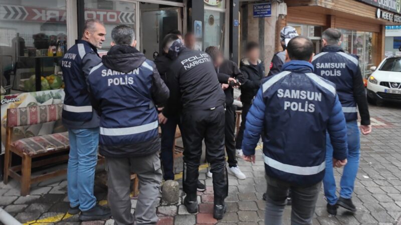 Samsun’da Şahısların Yakalanmasına Yönelik Yapılan Çalışmalarda