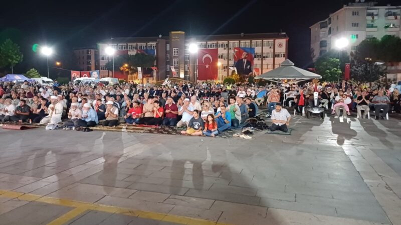 Bafra ‘da 15 Temmuz Dualarla Anıldı