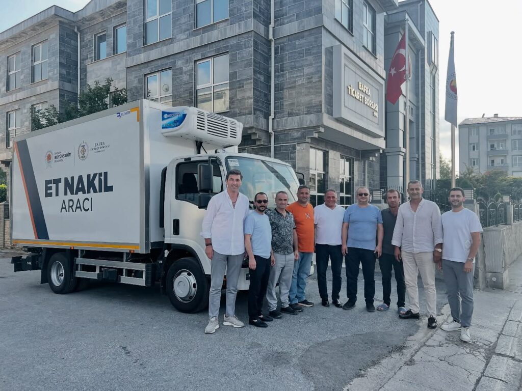 Bafra Ticaret Borsası Mezbahanesine Yeni Et Nakil Aracı