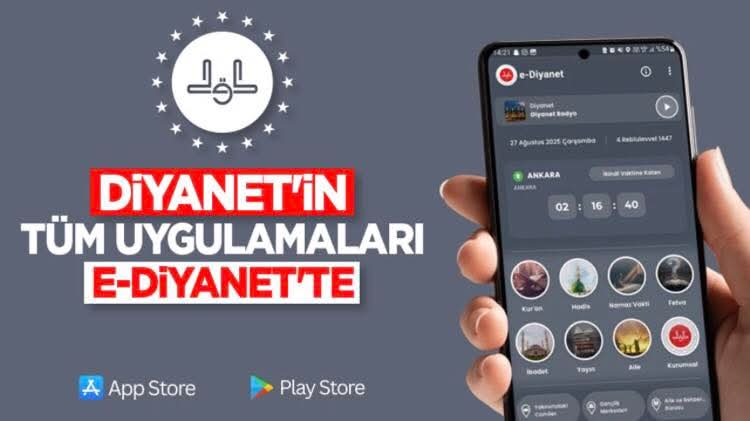 e-Diyanet uygulaması kullanıma sunuldu