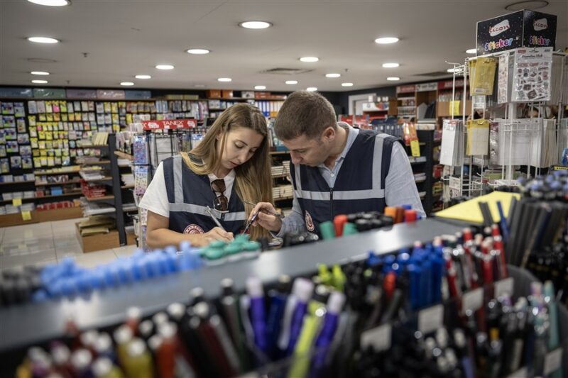 Eğitim Öğretim Yılı Öncesi Kırtasiye Ve Okul Ürünlerini Denetledi