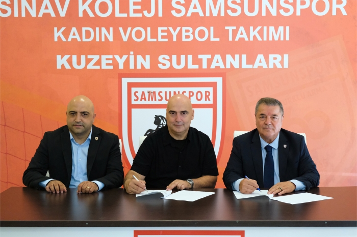 SAMSUNSPOR VOLEYBOLUN İSİM SPONSORU SINAV KOLEJİ OLDU