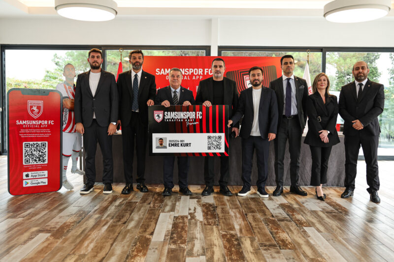SAMSUNSPOR MOBİL UYGULAMA VE TARAFTAR KART LANSMANIMIZ YAPILDI