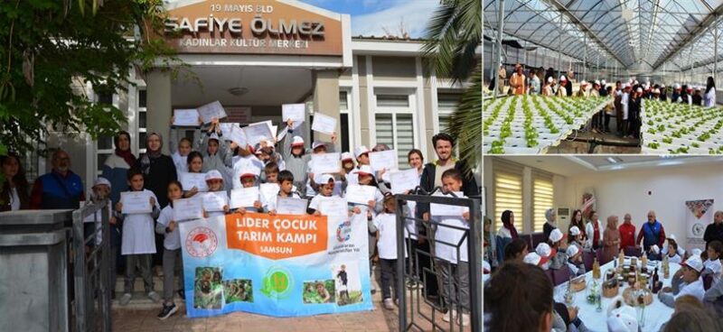 Samsun İlimizde Lider Çocuk Tarım Kampı Düzenlendi