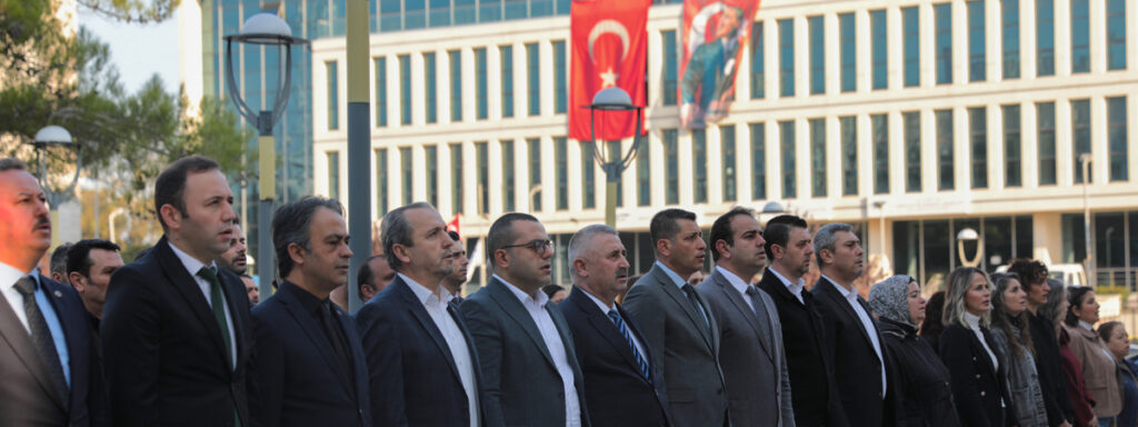 SASKİ’DE GAZİ MUSTAFA KEMAL ATATÜRK SAYGIYLA ANILDI