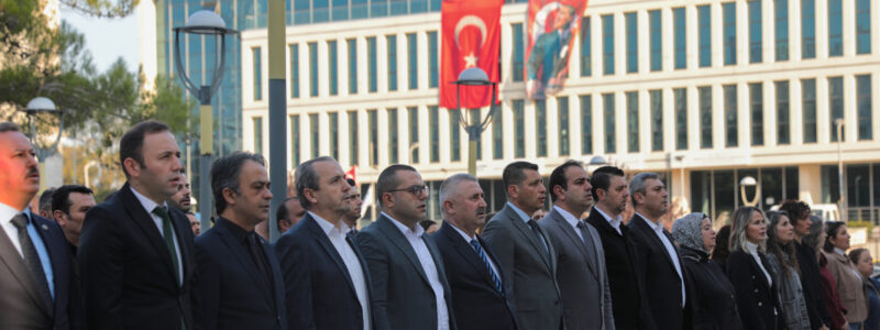 SASKİ’DE GAZİ MUSTAFA KEMAL ATATÜRK SAYGIYLA ANILDI