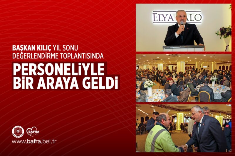 BAŞKAN HAMİT KILIÇ: “BAŞARILI BİR YILI GERİDE BIRAKIYORUZ”