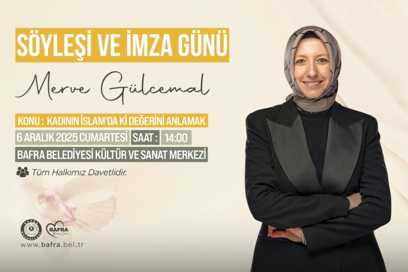 EĞİTİMCİ-YAZAR MERVE GÜLCEMAL KADININ İSLAM’DAKİ YERİNİ ANLATACAK