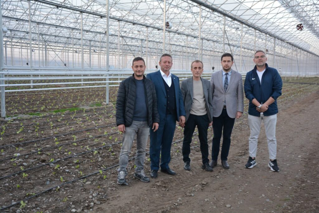 Başkan Kocabaş’tan 4 K Seracılık Firmasına Ziyaret 