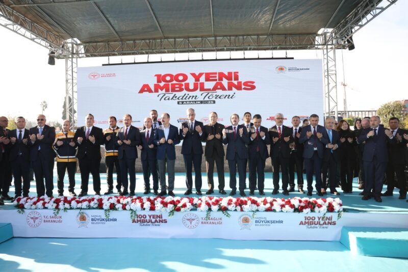 100 YENİ AMBULANS TESLİM TÖRENİ