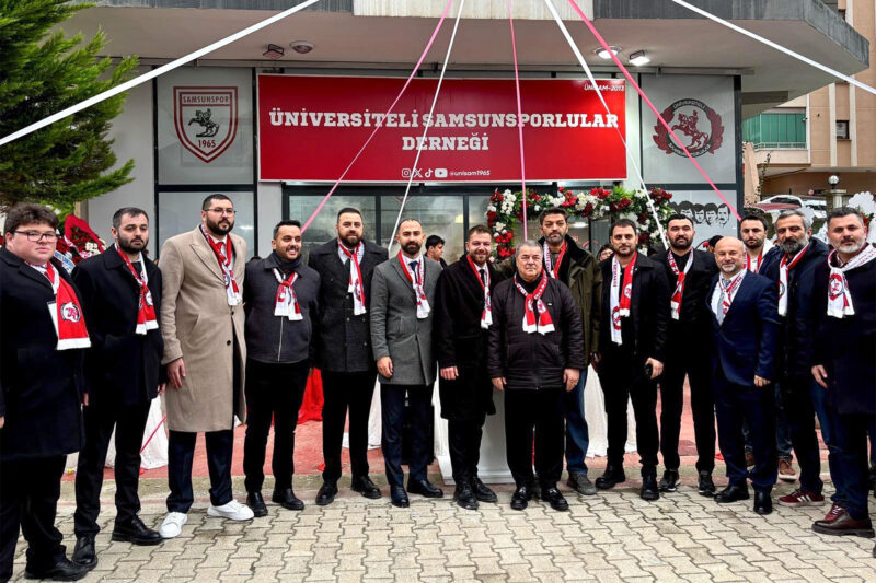 ÜNİVERSİTELİ SAMSUNSPORLULAR DERNEĞİ AÇILIŞINA KATILIM SAĞLADIK
