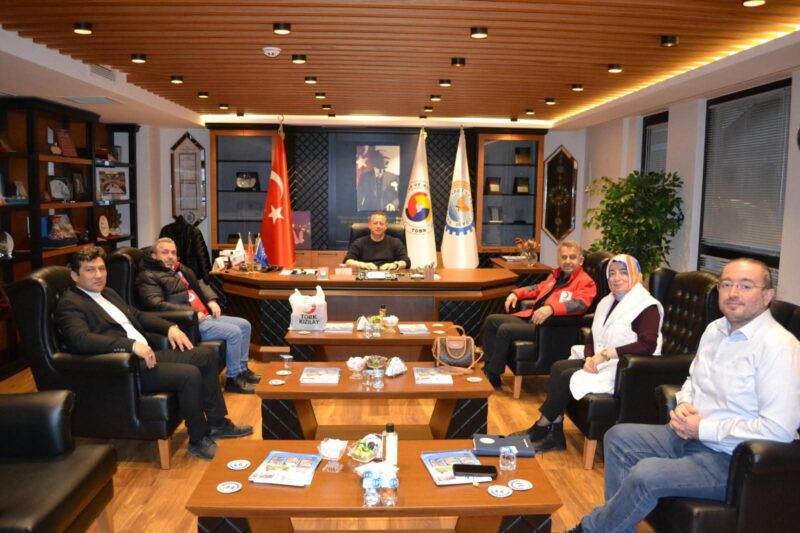 Türk Kızılay Bafra Şubesi’nden Bafra TSO’ya Ziyaret