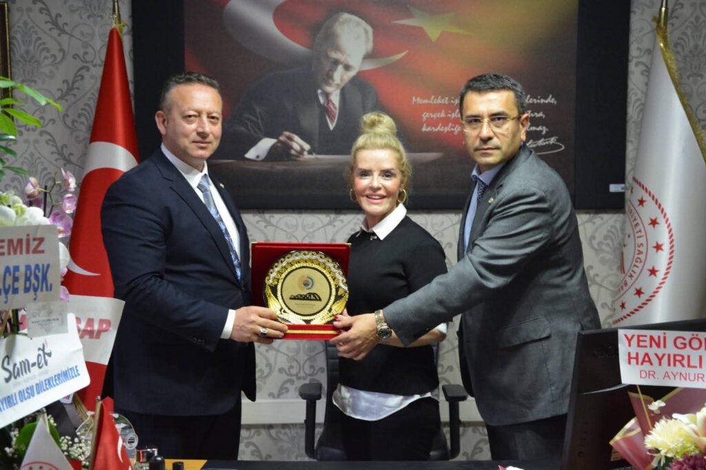 İlçe Sağlık Müdürü Hamiyet Çaylı’ya Hayırlı Olsun Ziyareti