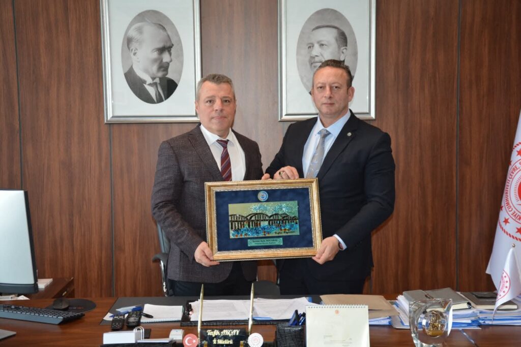 Bafra TSO’dan Tevfik Akçay’a Ziyaret