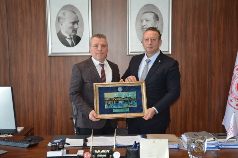 Bafra TSO’dan Tevfik Akçay’a Ziyaret